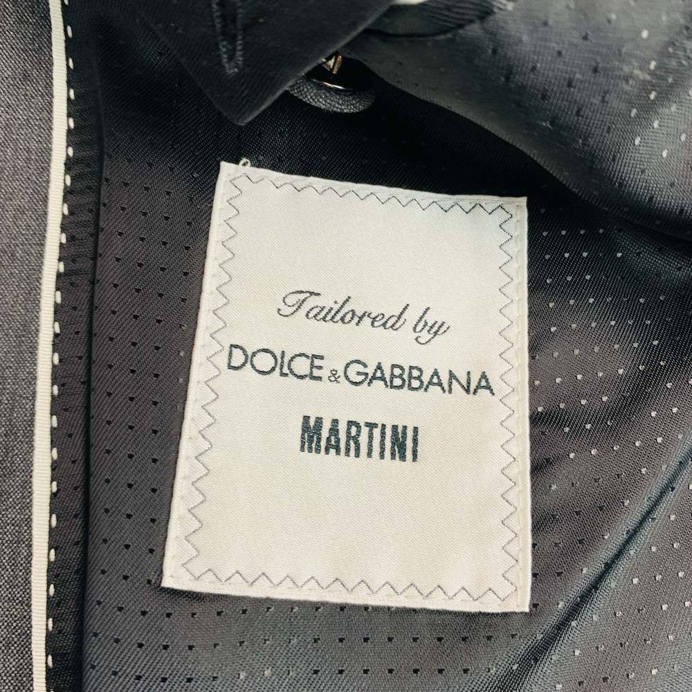 DOLCE & GABBANA Black Grey Wool Blend Sport Coat - Picture 7 of 10